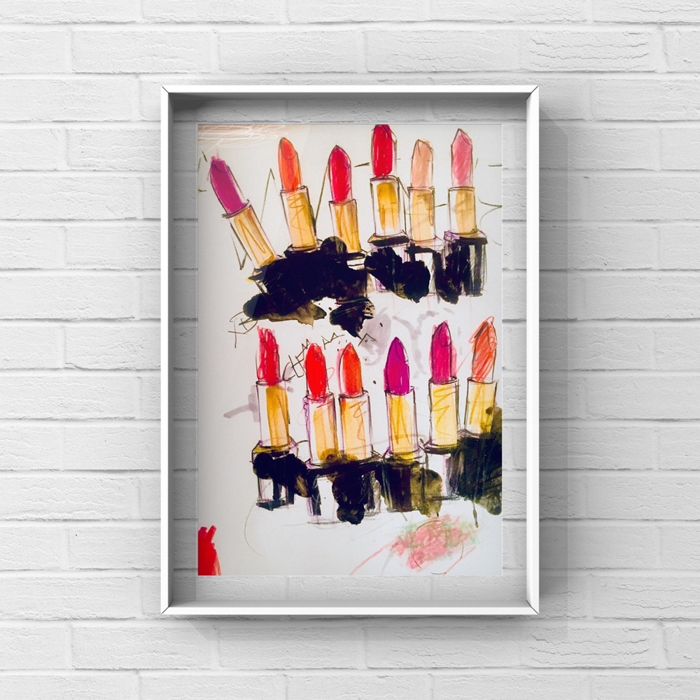 Colorful Lipstick Artwork 💋